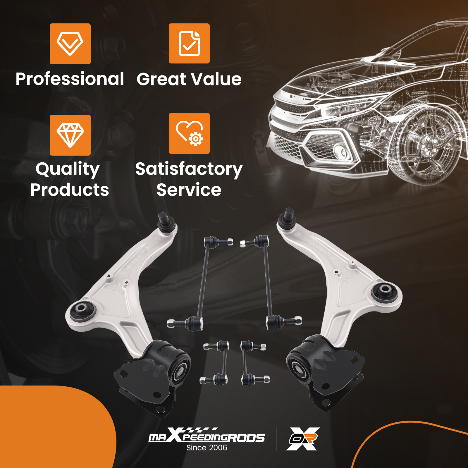 WHY CHOOSE OUR CONTROL ARM?