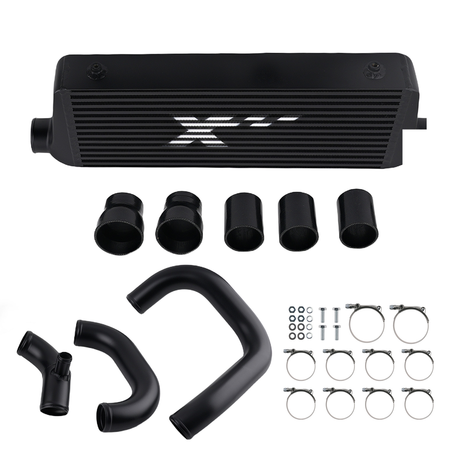 Aluminium Ladeluftkühler Kit for AUDI A4 B5 1.8T S4 1998-2001 717x260x76mm