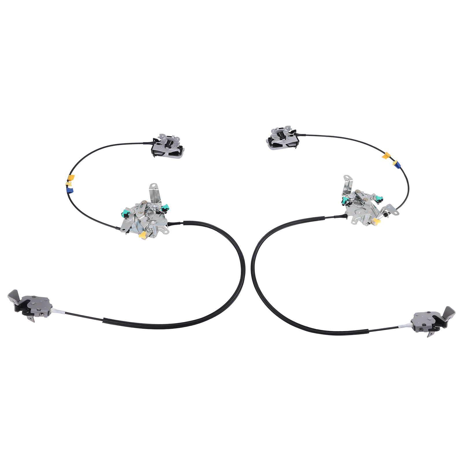 Rear Left & Right Door Latch Lock Cable Extended Cab for Ford F-250 F-350 F-450