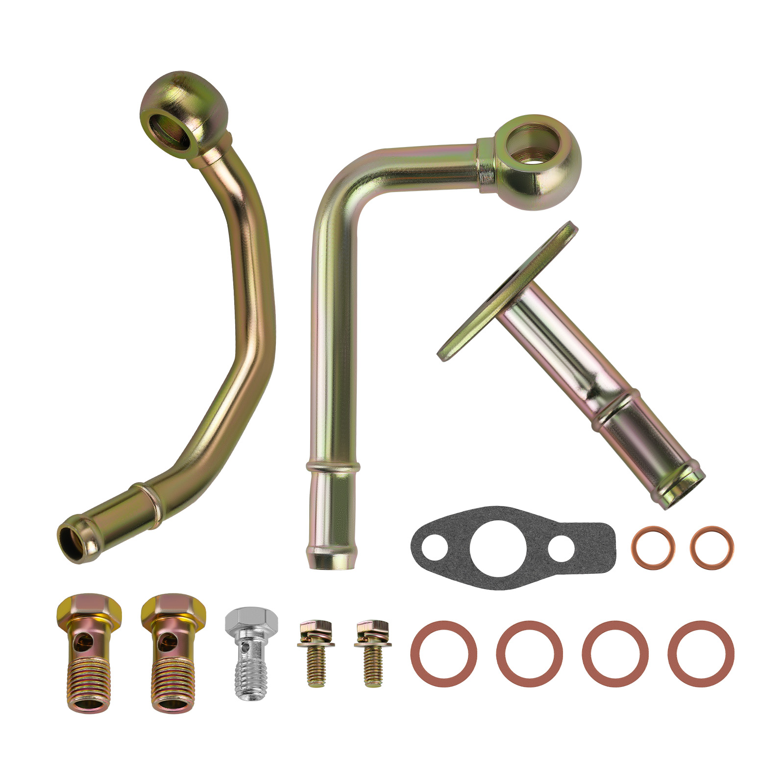 TD04L TD05 TD06 Turbo Oil Line Kit for Subaru Impreza WRX Forester EJ20 EJ25
