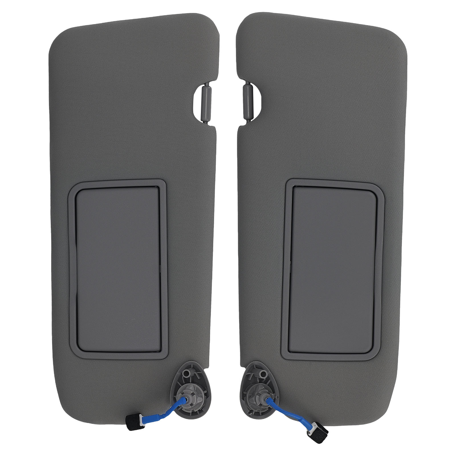 Pair Left Right Sun Visor for Honda CR-V 2017-2022 Gray Plastic 83280TLAA12ZB