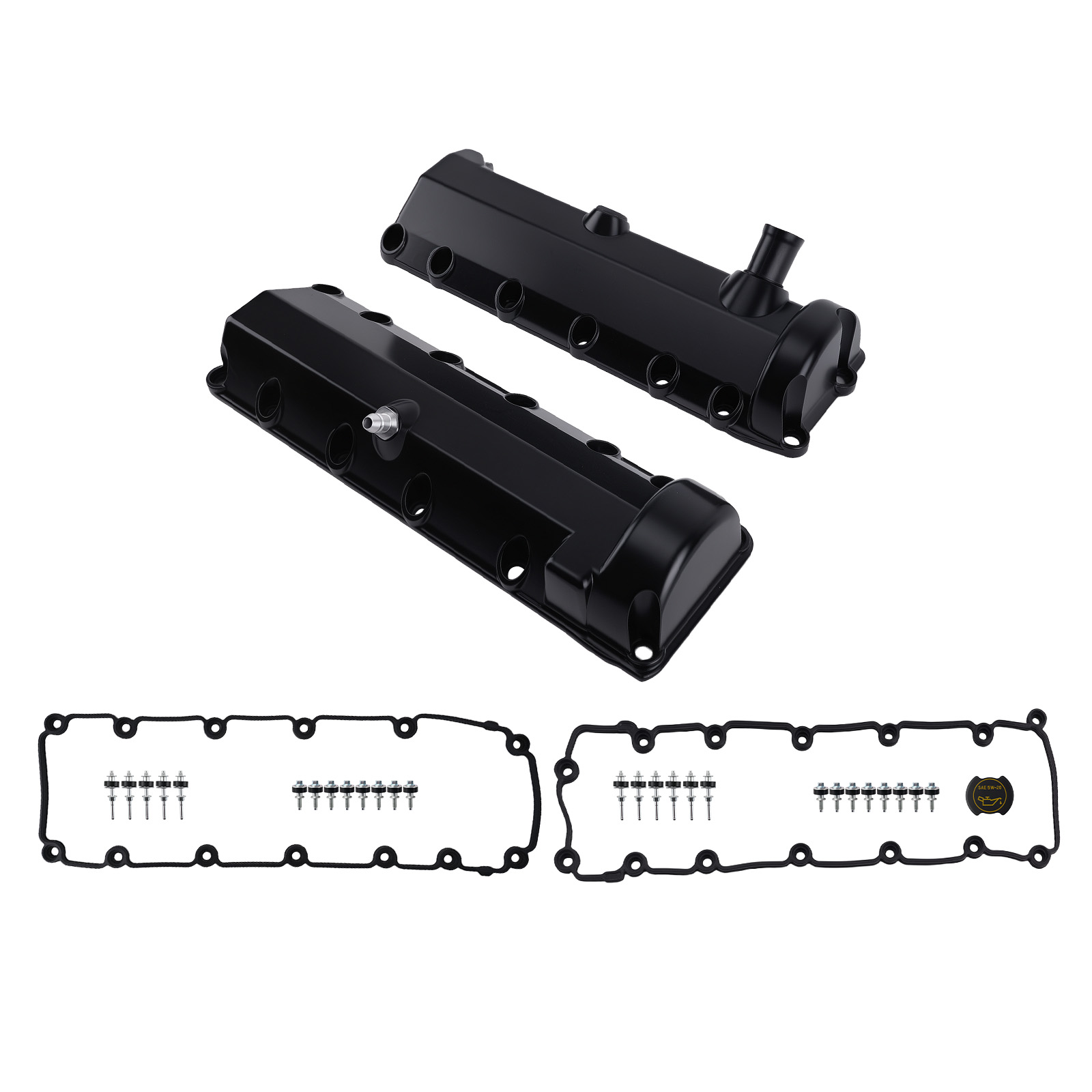 2x Engine Valve Cover for Ford Expedition F-150 Navigator 4.6L 5.4L 1997-2004