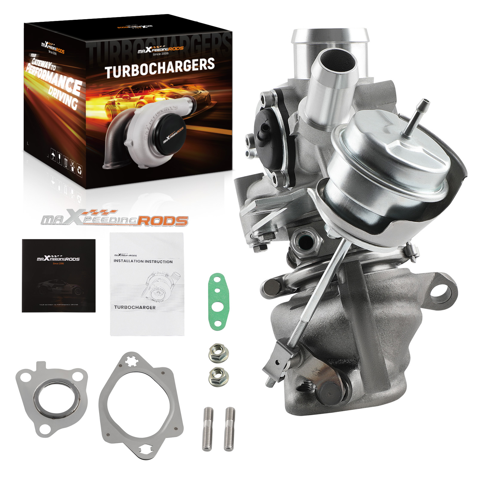 Turbo Turbocharger w/ Gaskets Fit Ford F150 Truck 2011-2012 3.5L V6 Ecoboost