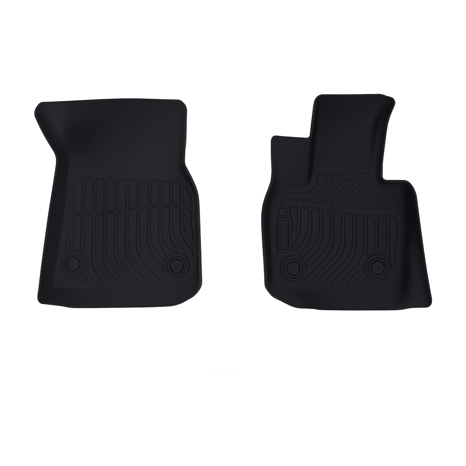 Floor Mats for BMW X3/X4 2018-2024 Black TPE Car Mat All-Weather Waterproof