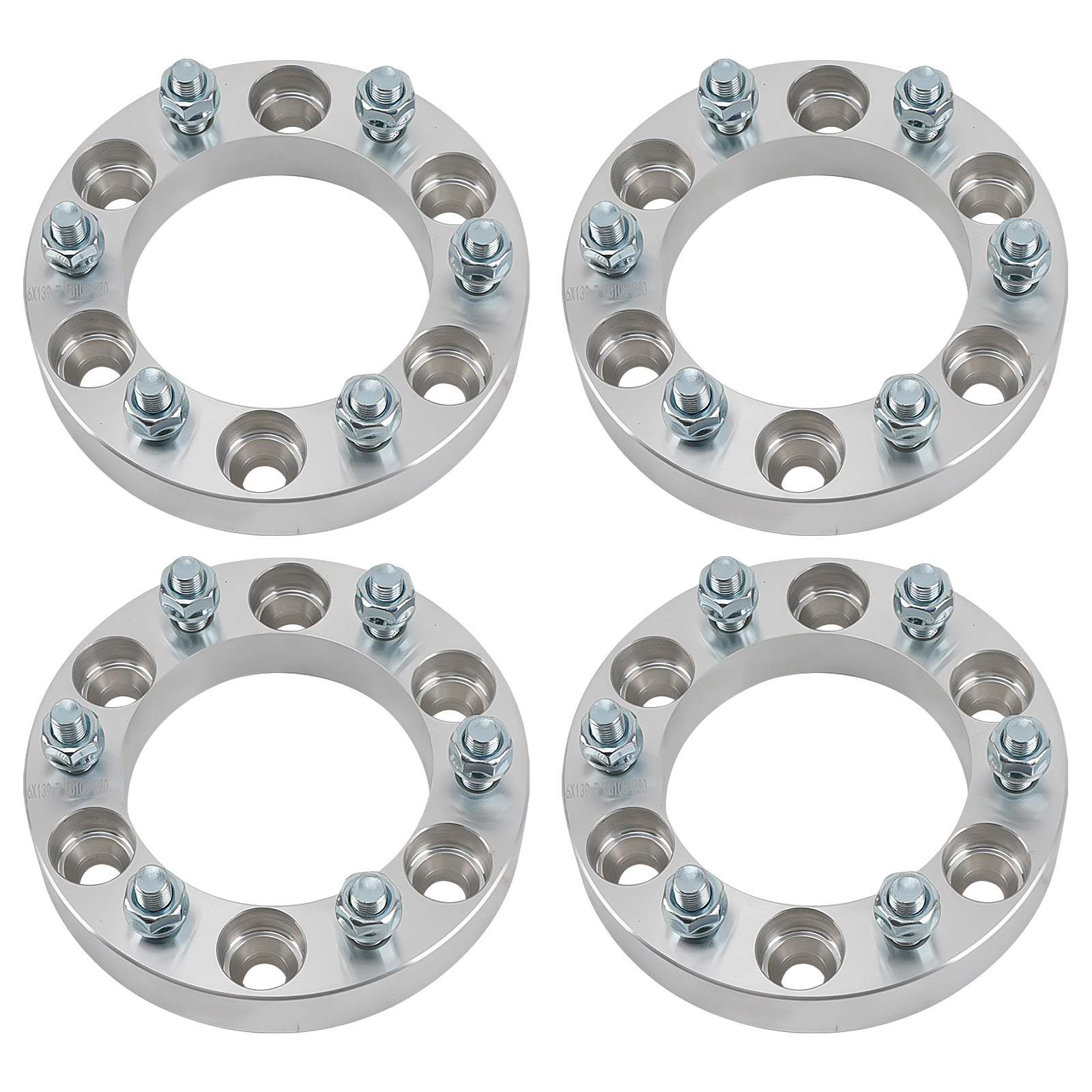 4x Entretoise de Roue 6x139.7mm 6 Studs for Isuzu Trooper Amigo i-350 Toyota