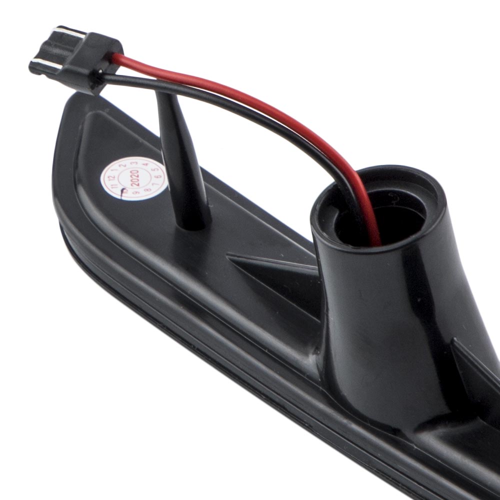 4pcs Smoked Front & Rear LED Sidemarker Light Lamp For Ford Mustang 10-14