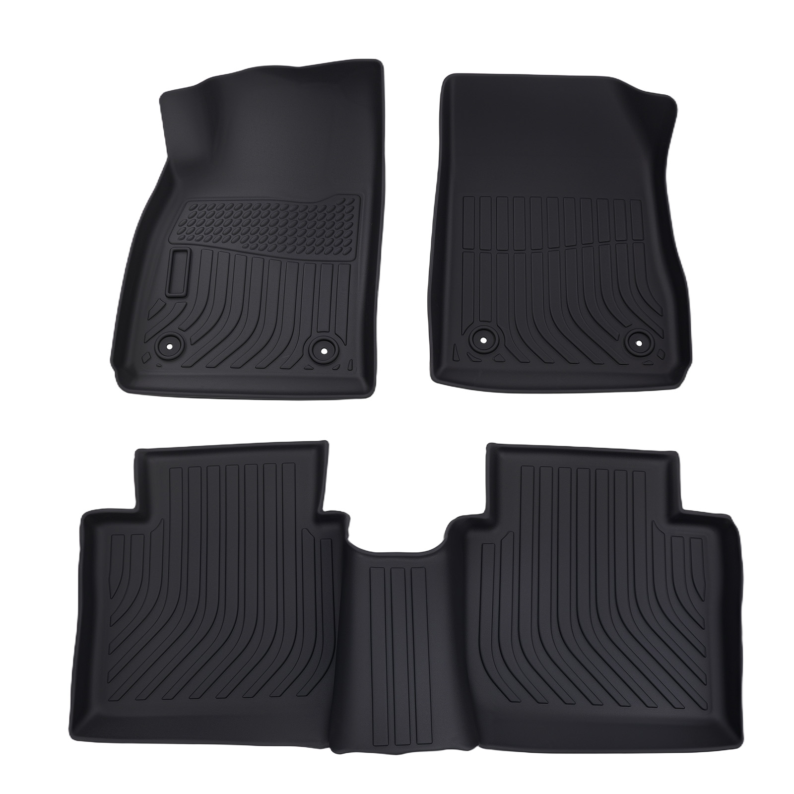 All-Weather TPE Carpet Floor Mats for Chevrolet Impala 2014-2020 Easy Clean