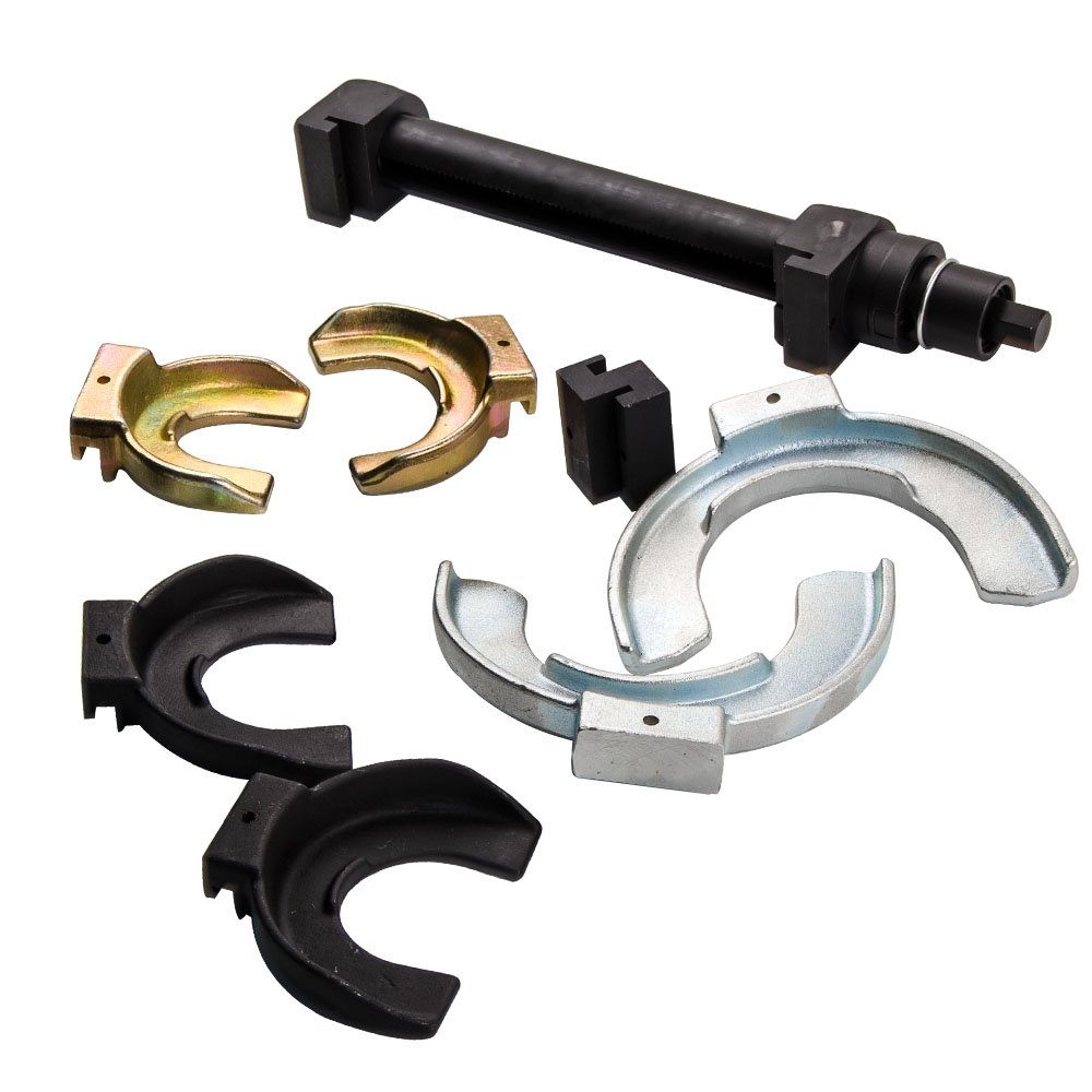 Interchangeable Fork Strut Coil Spring Compressor Tool Kit Extractor
