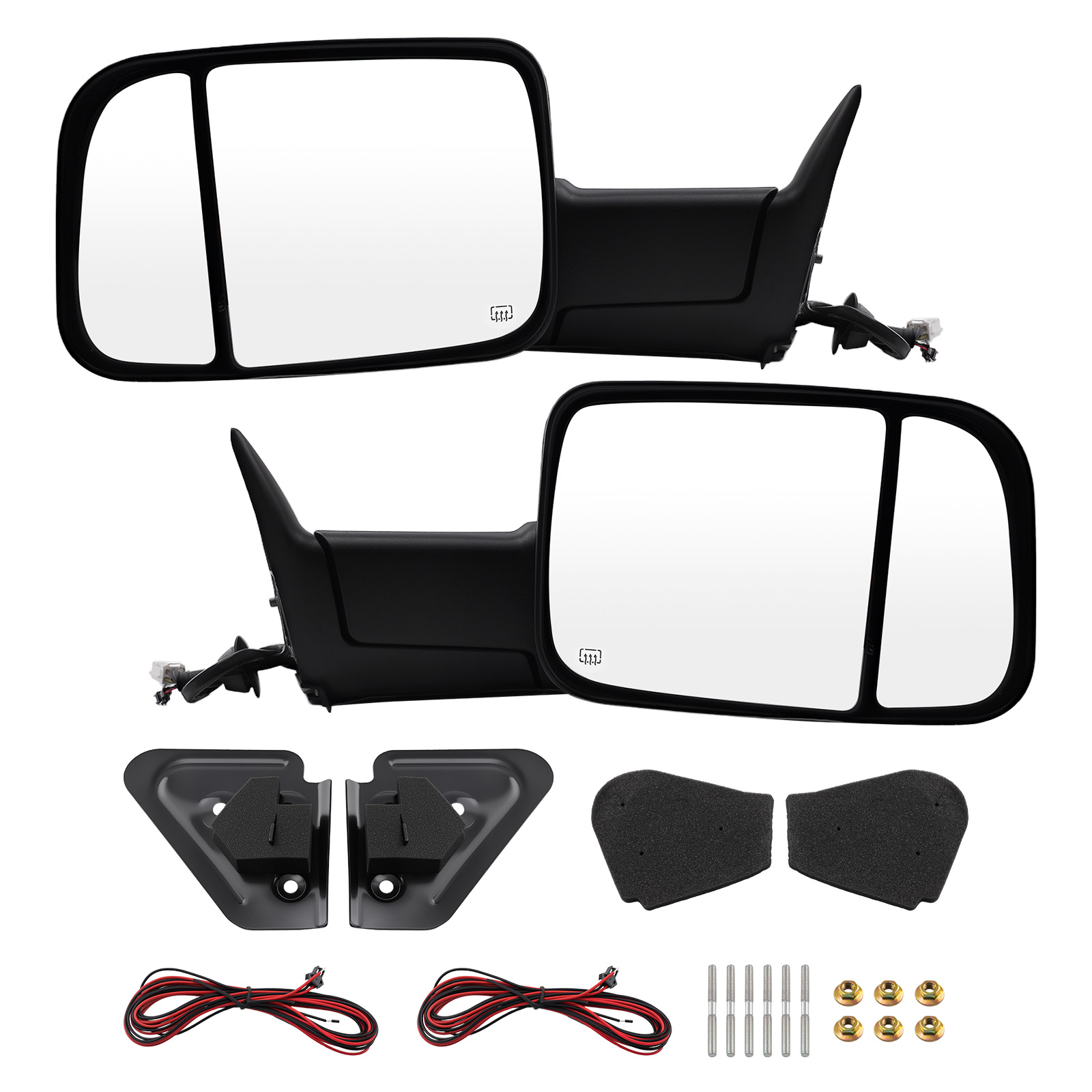 Power Rear View Mirror for Dodge Ram 2500 3500 1998-2002 Heated 55077492AF