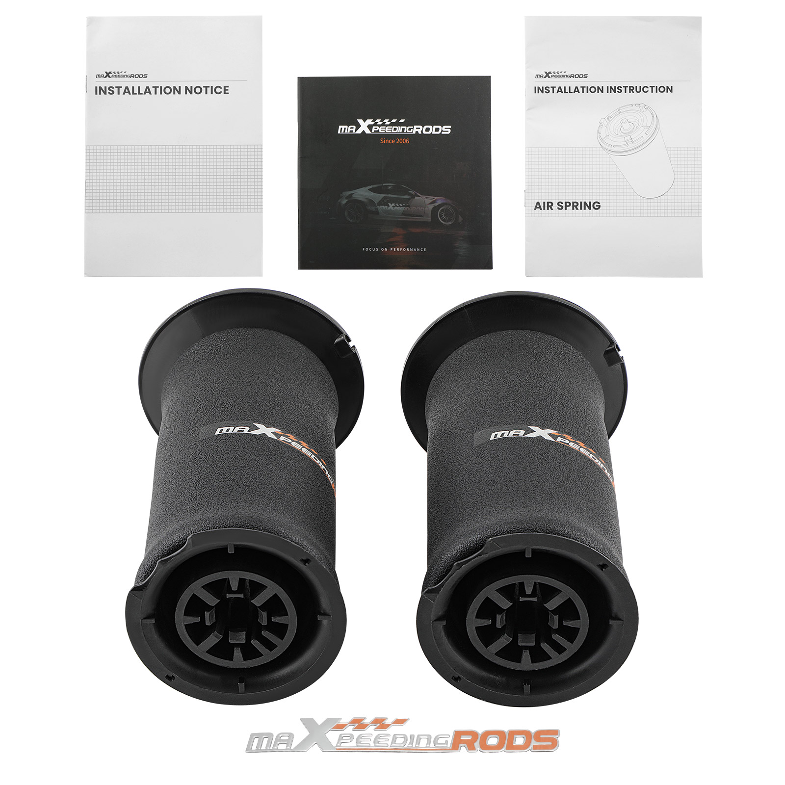 2x soufflets pneumatiques arrière droite + gauche for BMW 5 E61 37126765602