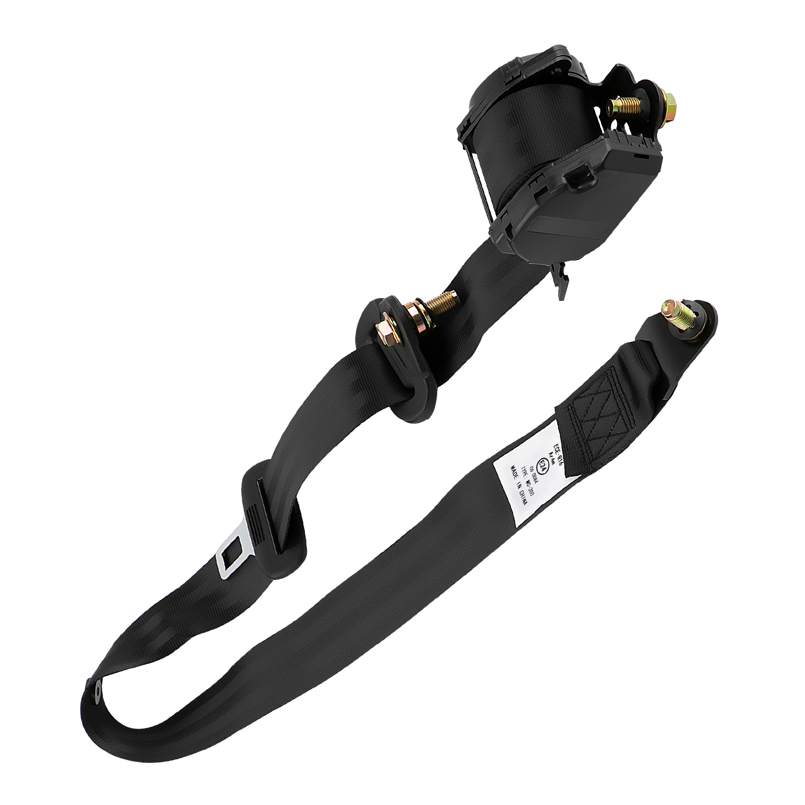 1pz 3 Punti cintura di sicurezza Universal Safety Belt Sedile Cintura 3 punti