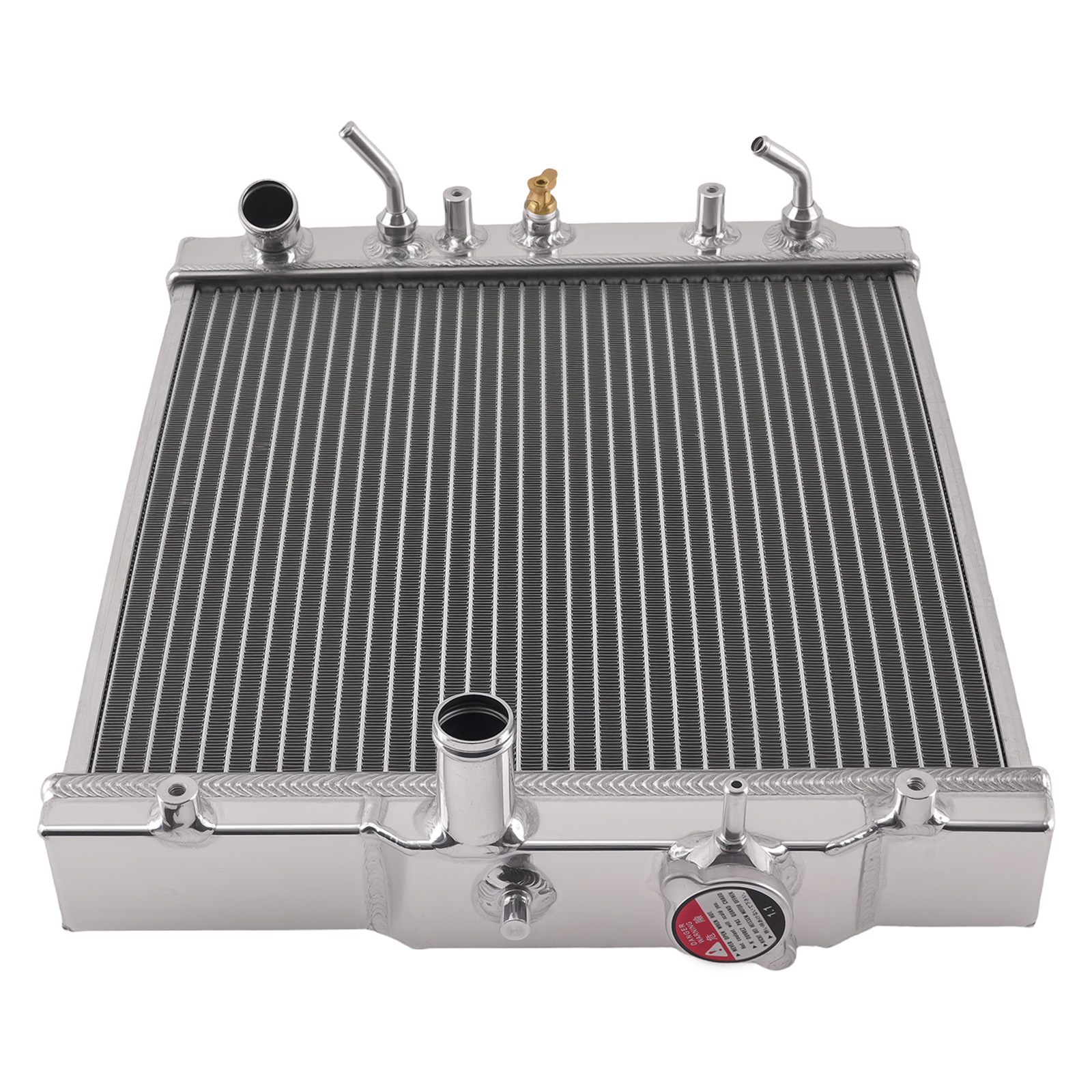Aluminum Radiator Assembly for Honda Civic 1992-2000 19010P1ZA01 3 Row AT
