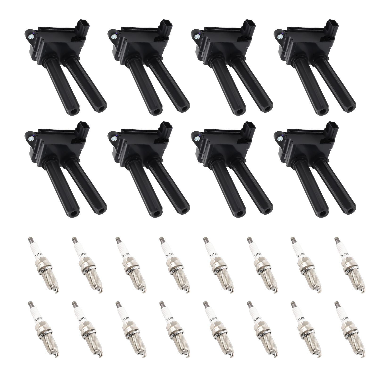8x Ignition Coil & 16x Iridium Spark Plug For Chrysler 300 Dodge Charger UF504