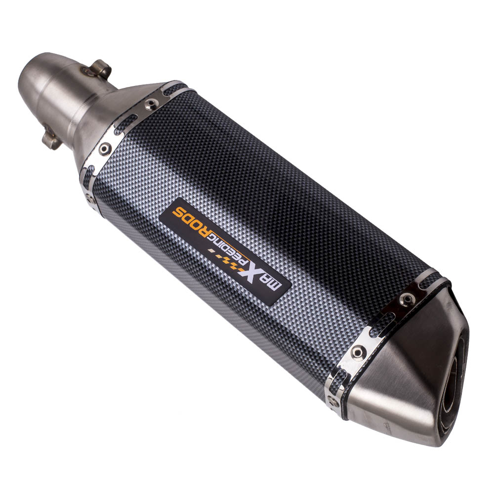 38-51mm Universal Motorcycle ATV Slip On Exhaust Muffler Silencer Pipe
