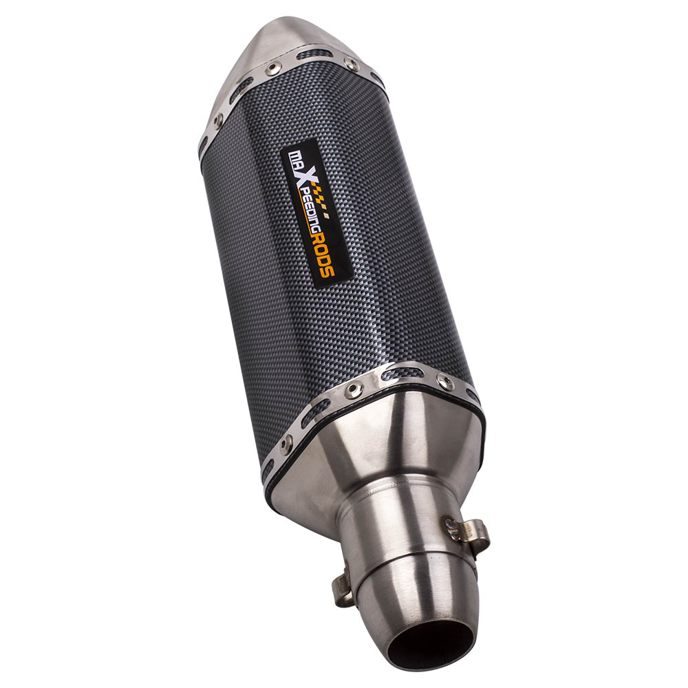 3851mm Universal Motorcycle ATV Slip On Exhaust Muffler Silencer Pipe