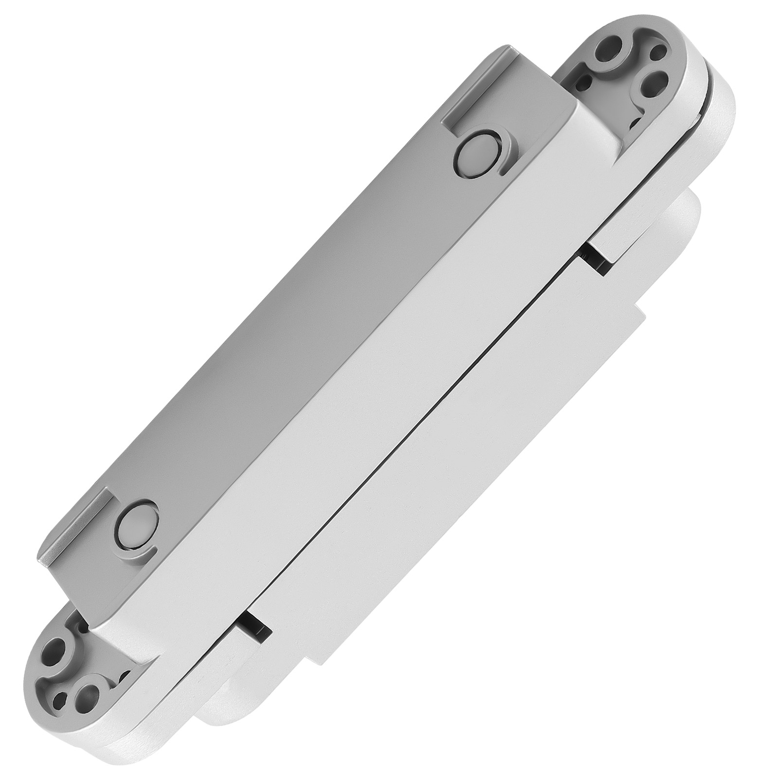 (1 Pair) 6in Hidden Door Hinge Aluminium Alloy 180 Degree Swing Concealed Hinge.