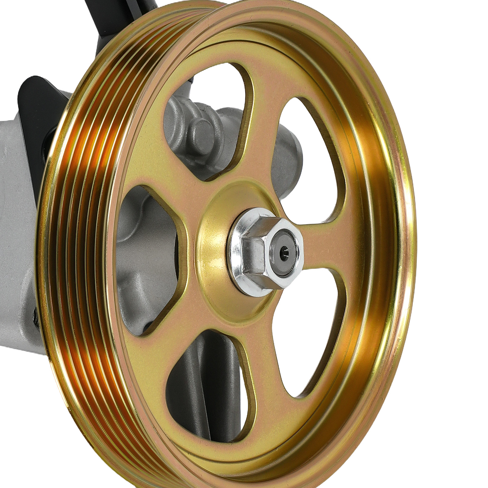 Power Steering Pump w/ Pulley for Honda Accord 2008-2012 Pilot 09-2011 3.5L