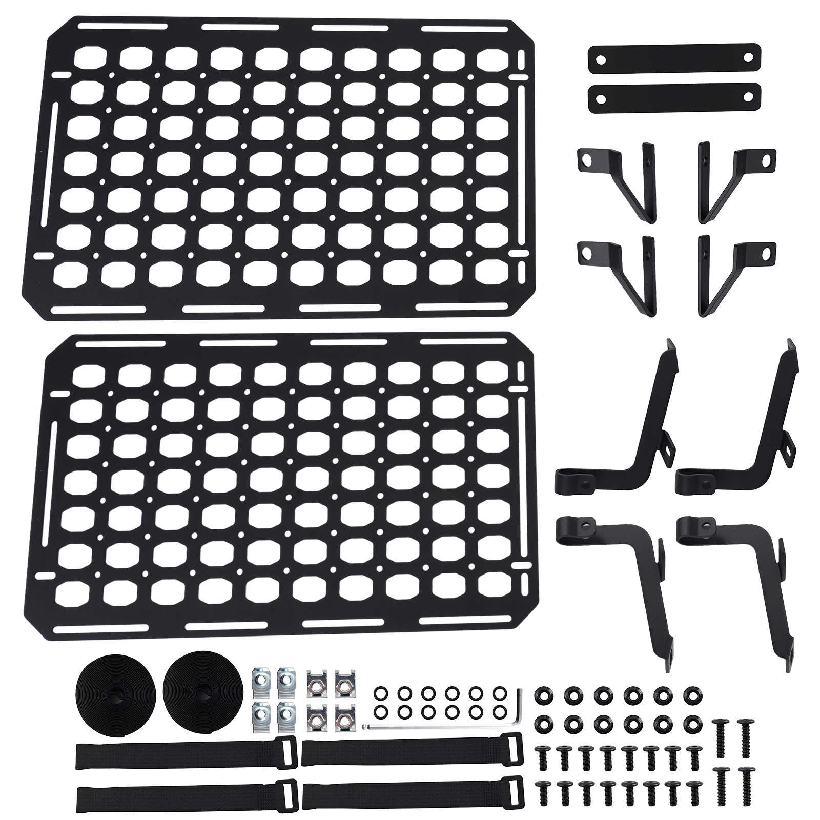 Rear Cargo Rack Panel for Ford Ranger 2019-2024 Storage Organizer Black
