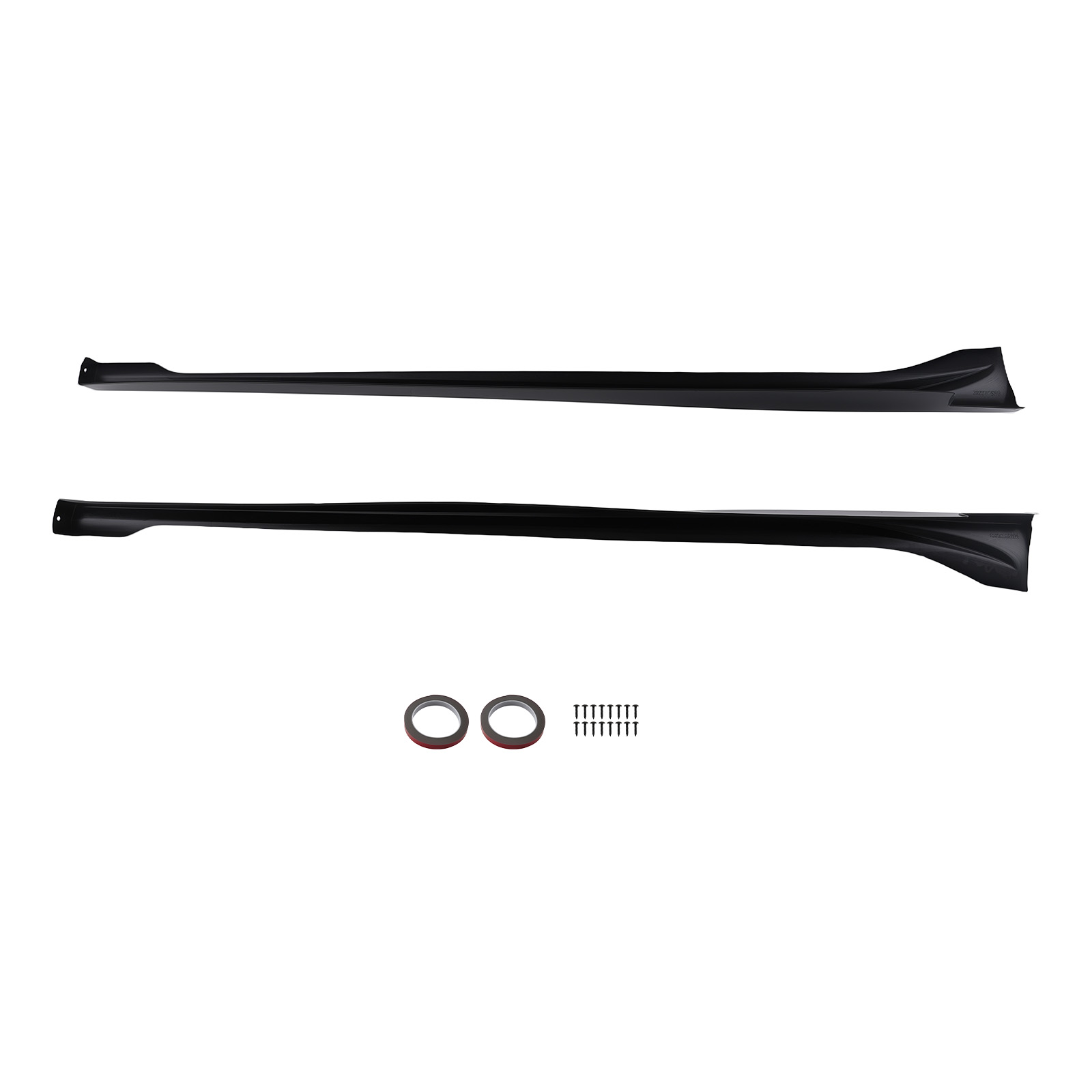 2x Side Skirt Extension for Honda Civic Sedan & Hatchback 2022-2025 Glossy Black