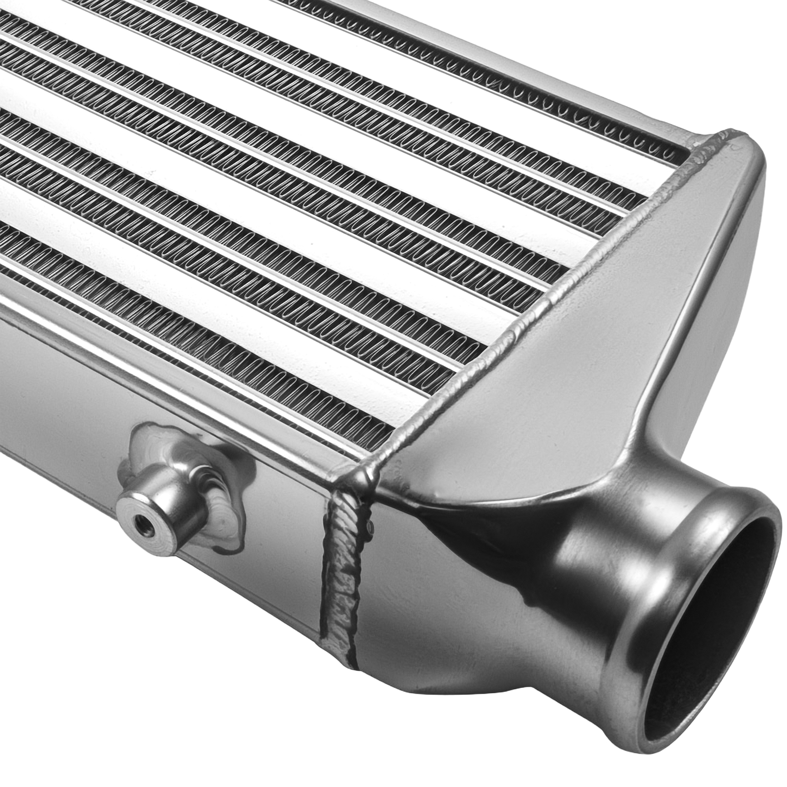 Front Mount Universal Intercooler Tube and Fin 27x7x2.5 2.5
