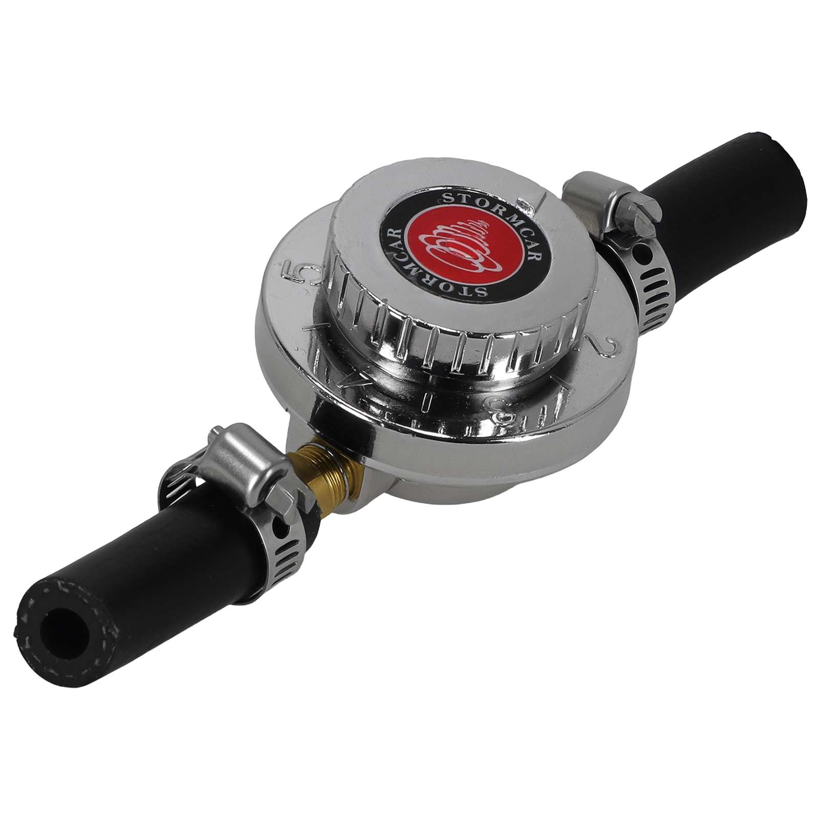 Adjustable 1-5psi Fuel Pressure Regulator w/ 8mm 10mm Hose for Carburetor Engine