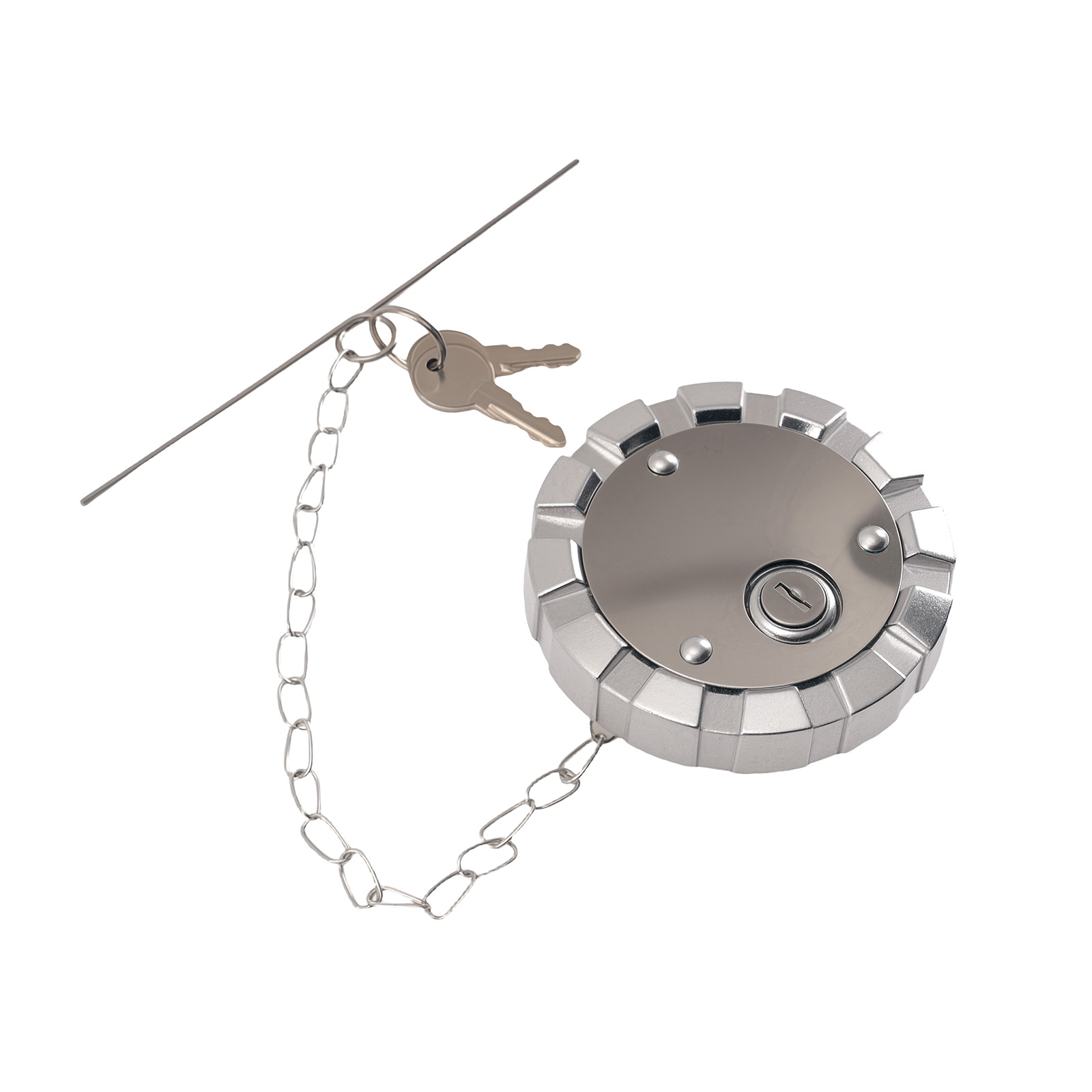 Anti-theft Diesel Cap for Freightliner Kenworth Western Star 572.1036 with Chain