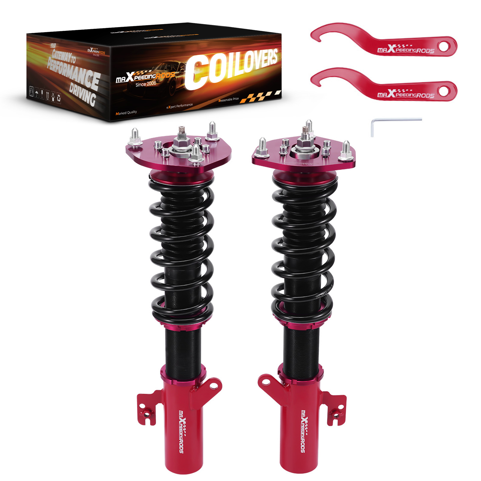 MaXpeedingrods Coilovers 24 Way Damping - Front For Toyota Camry 07-11 XV40