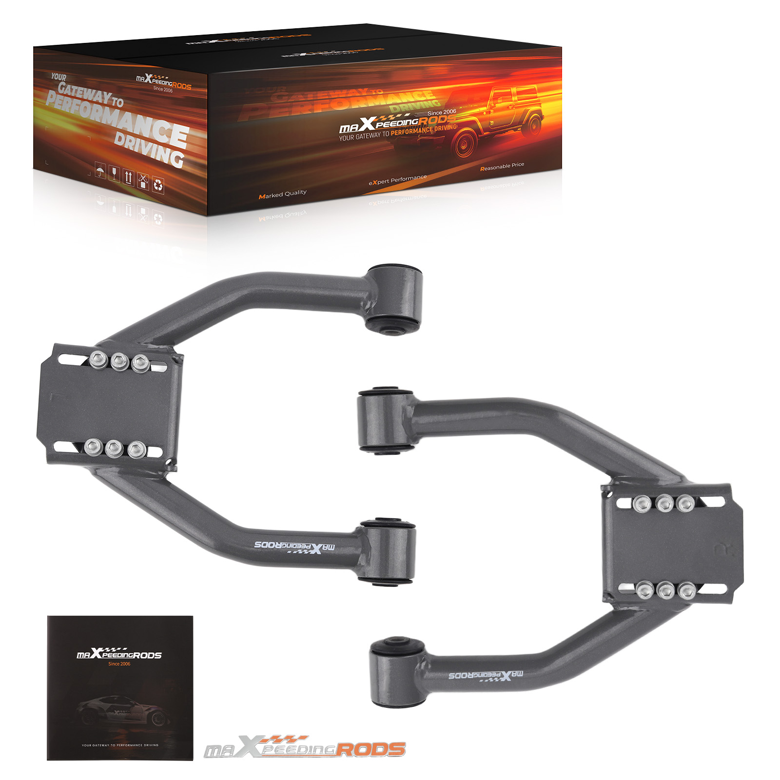 2PCS AJUSTABLE DELANTERO SUPERIOR CAMBER CONTROL ARMS FOR HONDA CRV CR-V 97-01