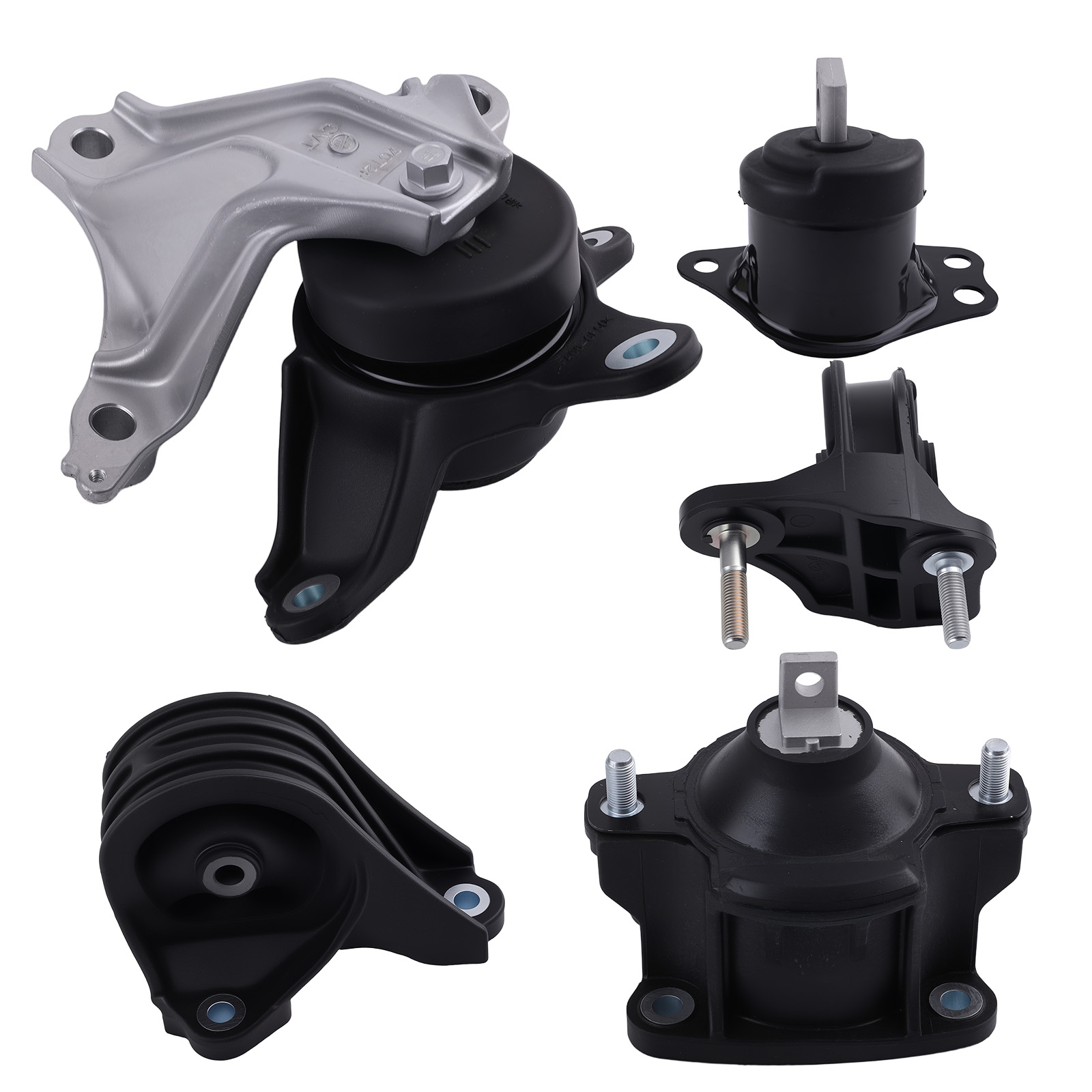 5PC Motor & Trans Mount Package For Honda Accord 2.4L 13-17 Auto 50830T2FA01