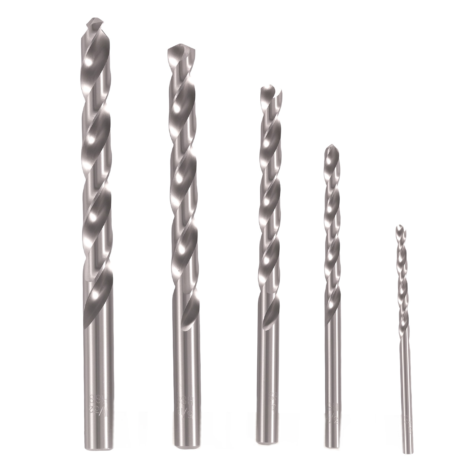 25PC Broken Screw Remover Bolt Extractor Set 5mm-16mm Carbon Steel Tool Kit