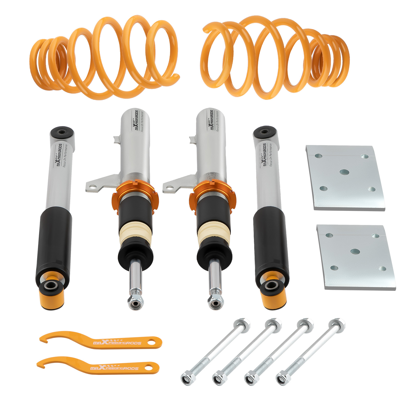 Street Gewindefahrwerk Tieferlegung for VW Caddy IV Kasten SAA SAH 2.0 TDI 15-17