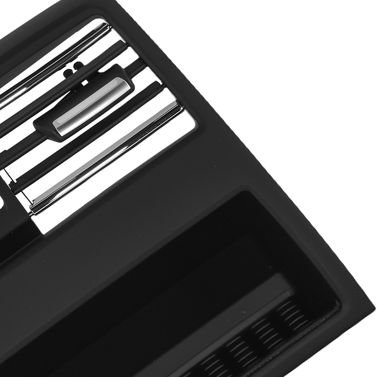 Belüftungsgitter for BMW 528i xDrive 530d 2010-2016 64229172167 Schwarz Chrom