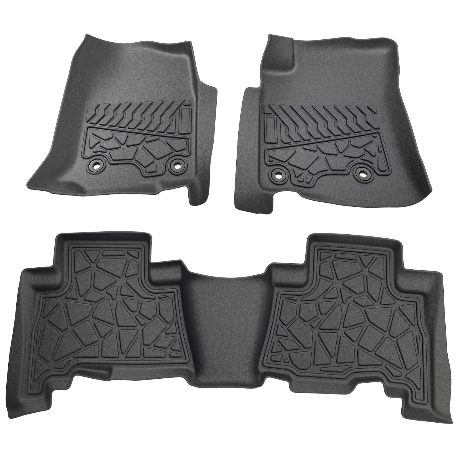 Car Floor Mats Set for Toyota 4Runner 2013-2024 Lexus GX460 14-23 Waterproof