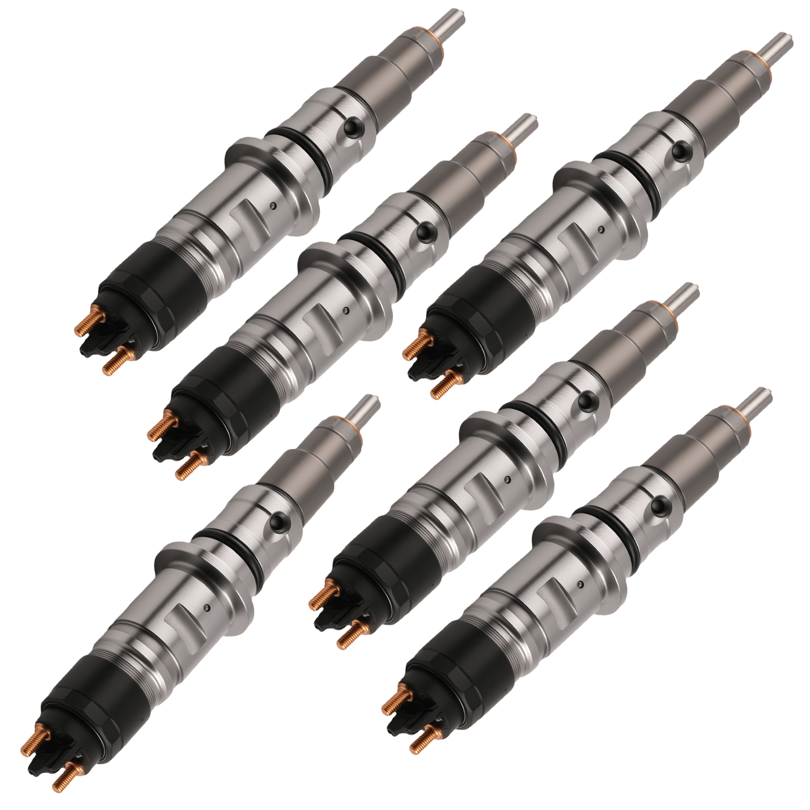 6 Pieces Diesel Assembly for Cummins QSB 4.5L 6.7L 0445120177 Steel New