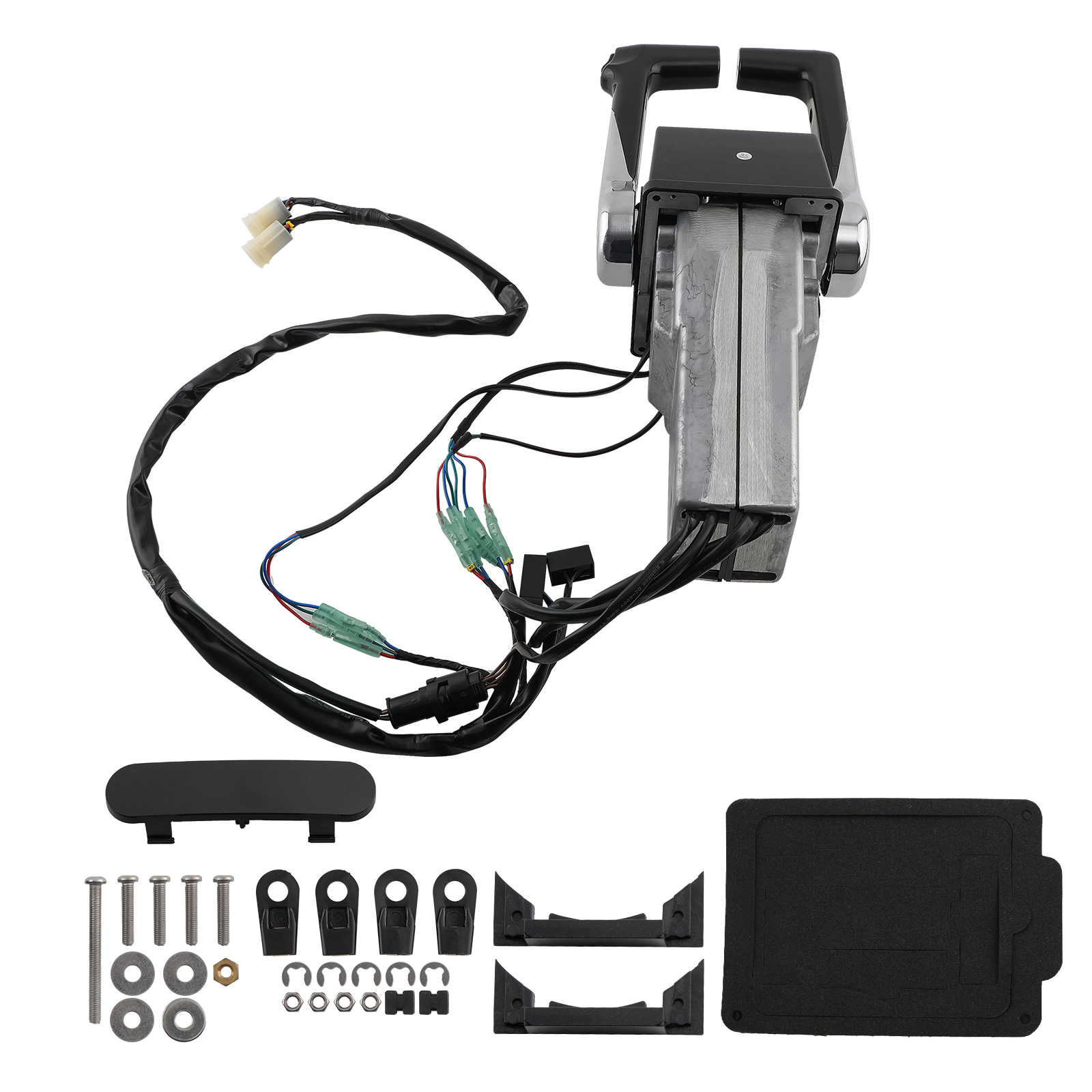 Dual mounted outboard remote control box Fits for Yamaha 704 704-48207-22 new