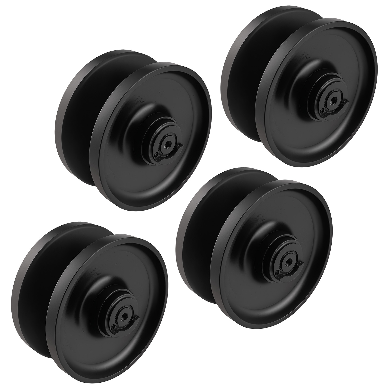 4pc Track Idler Pulley for John Deere 325G 329D Volvo Skid Steer Loader AT322755