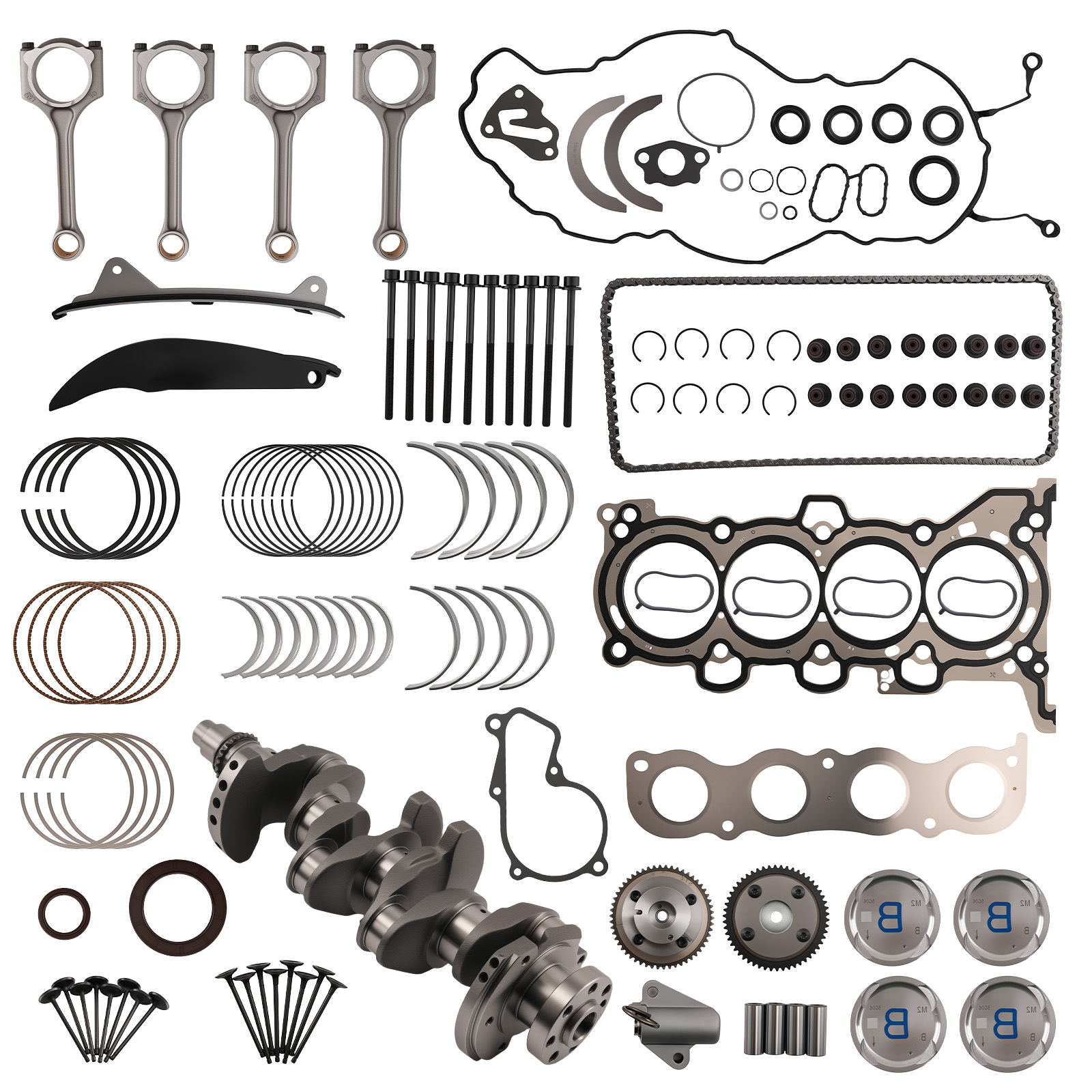 Engine Rebuild Components for Hyundai G4NG 2.0L 2016-2019 626V62EH00 Full Kit
