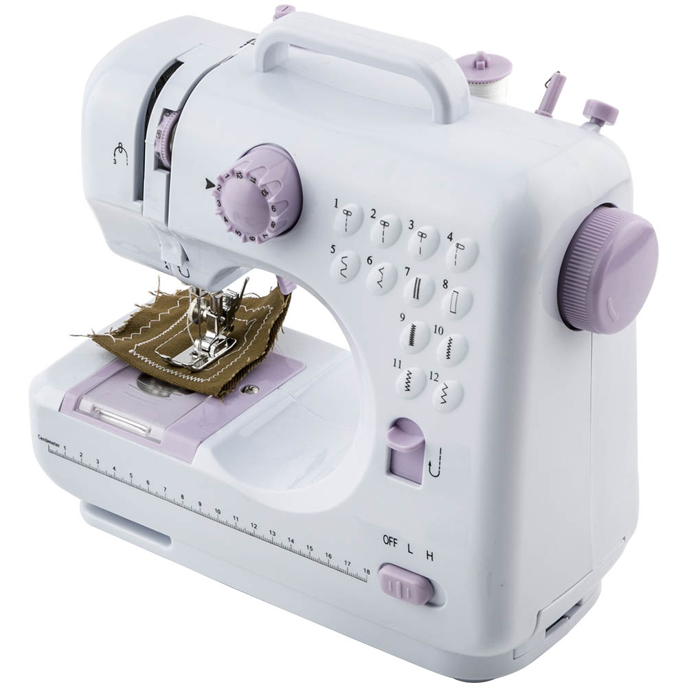 Portable Sewing Mending Machine 12 Built-in Stitches&Double Thread fit Beginner