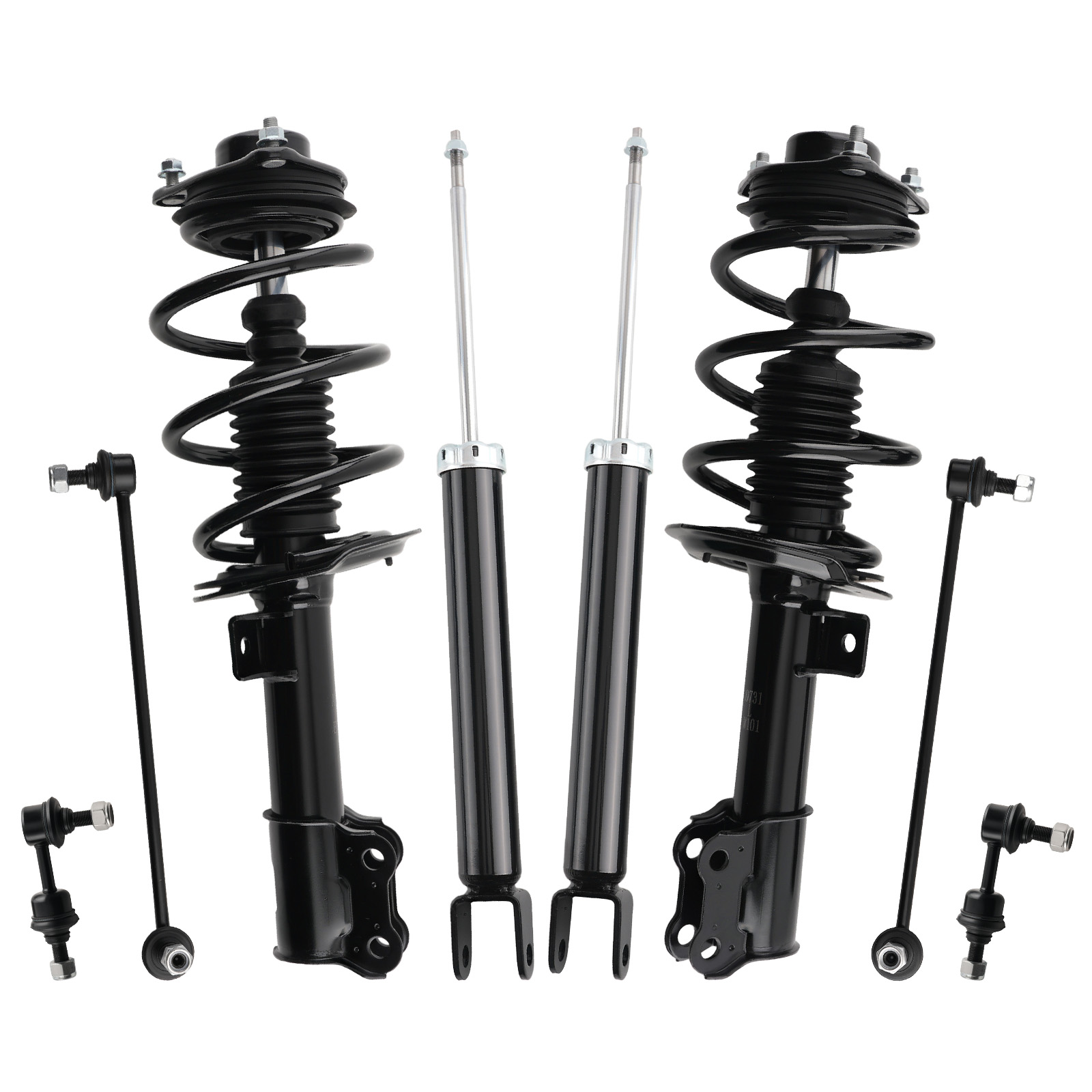 MaXpeedingrods Front Rear Struts w/Sway Bar Links for HYUNDAI SONATA 2011