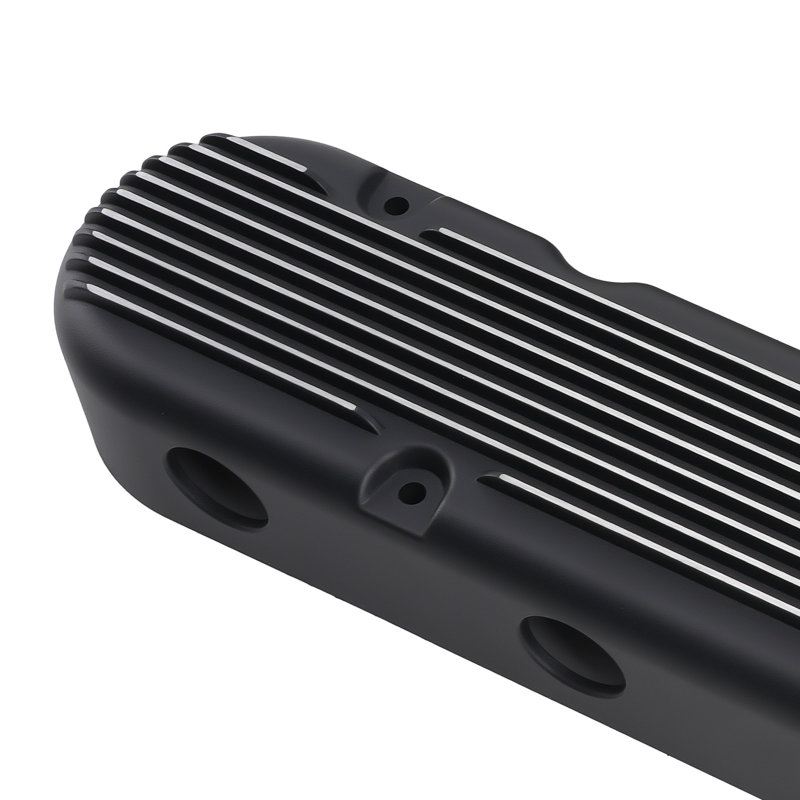 Aluminum finned Valve Covers w/ Coil Mounts & Cover For LS Engines Using JM80822