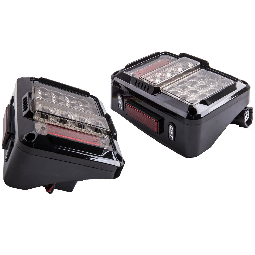 Replacement LED Tail Lights for Jeep Wrangler JK JKU 2007-18 Brake Reverse Lamps