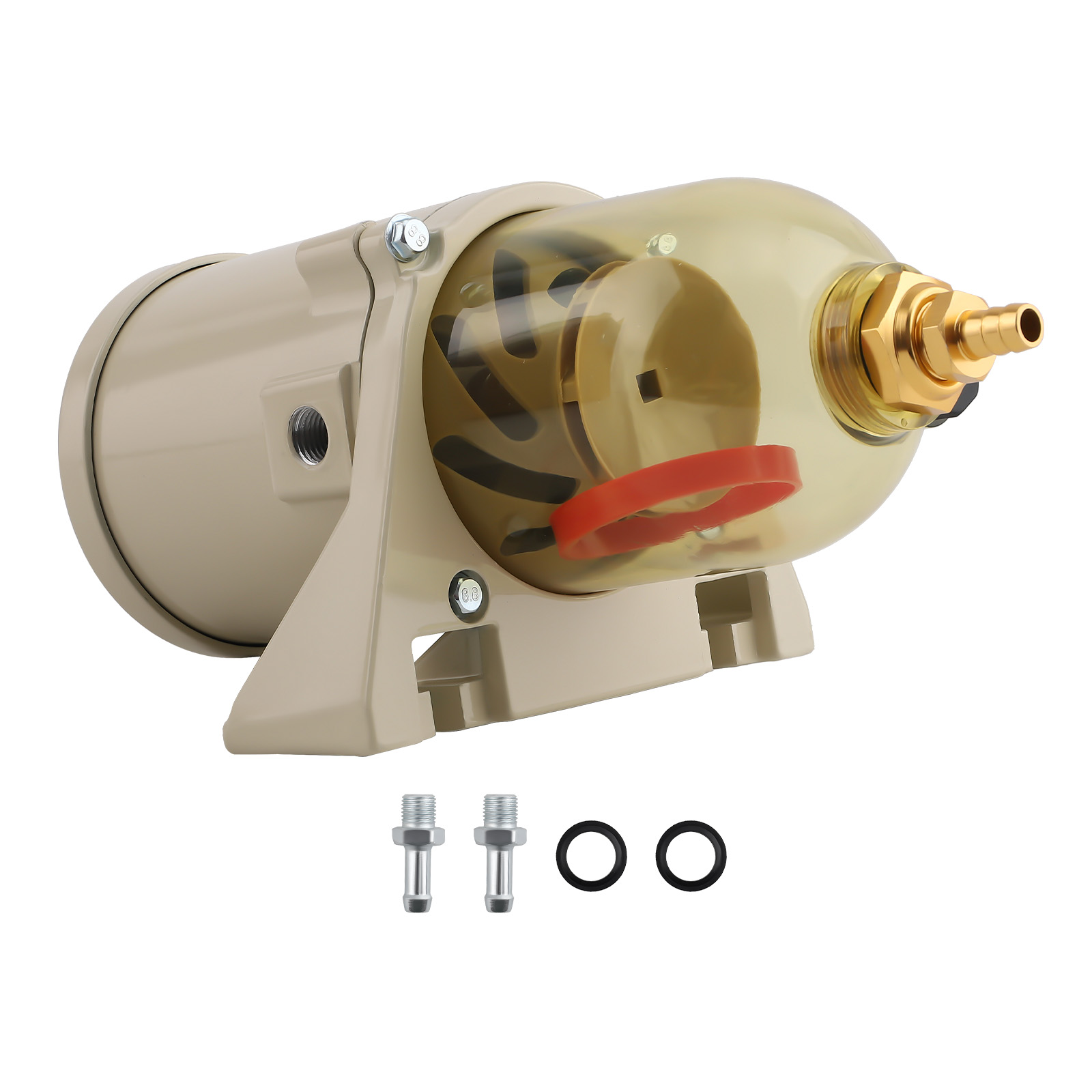 500FG 500FH Diesel Marine Kraftstofffilter Öl Wasserabscheider + Schraubring