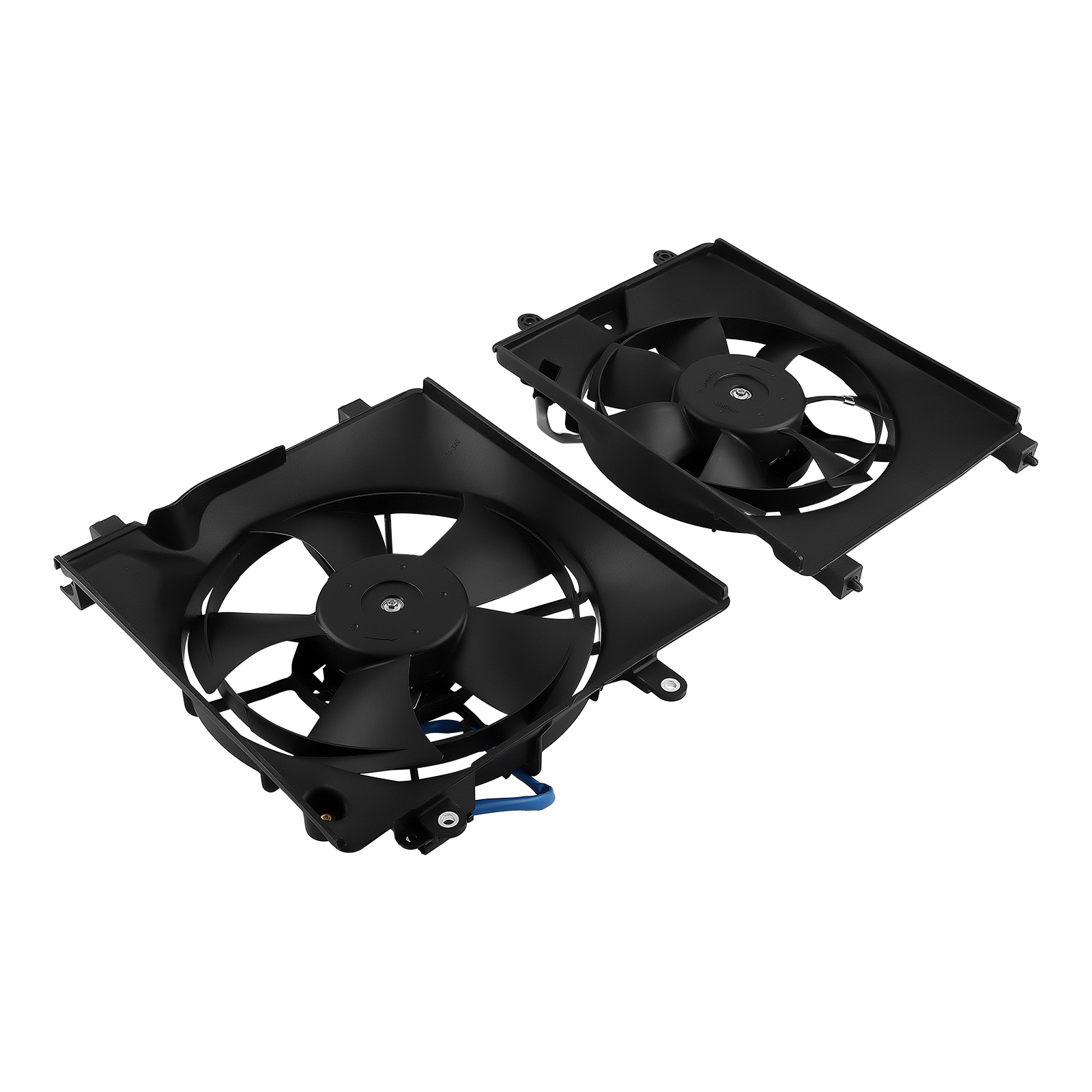 1Pair Radiator Cooling Fan Assembly For Honda Civic 2012-2015 Acura ILX 2013-15