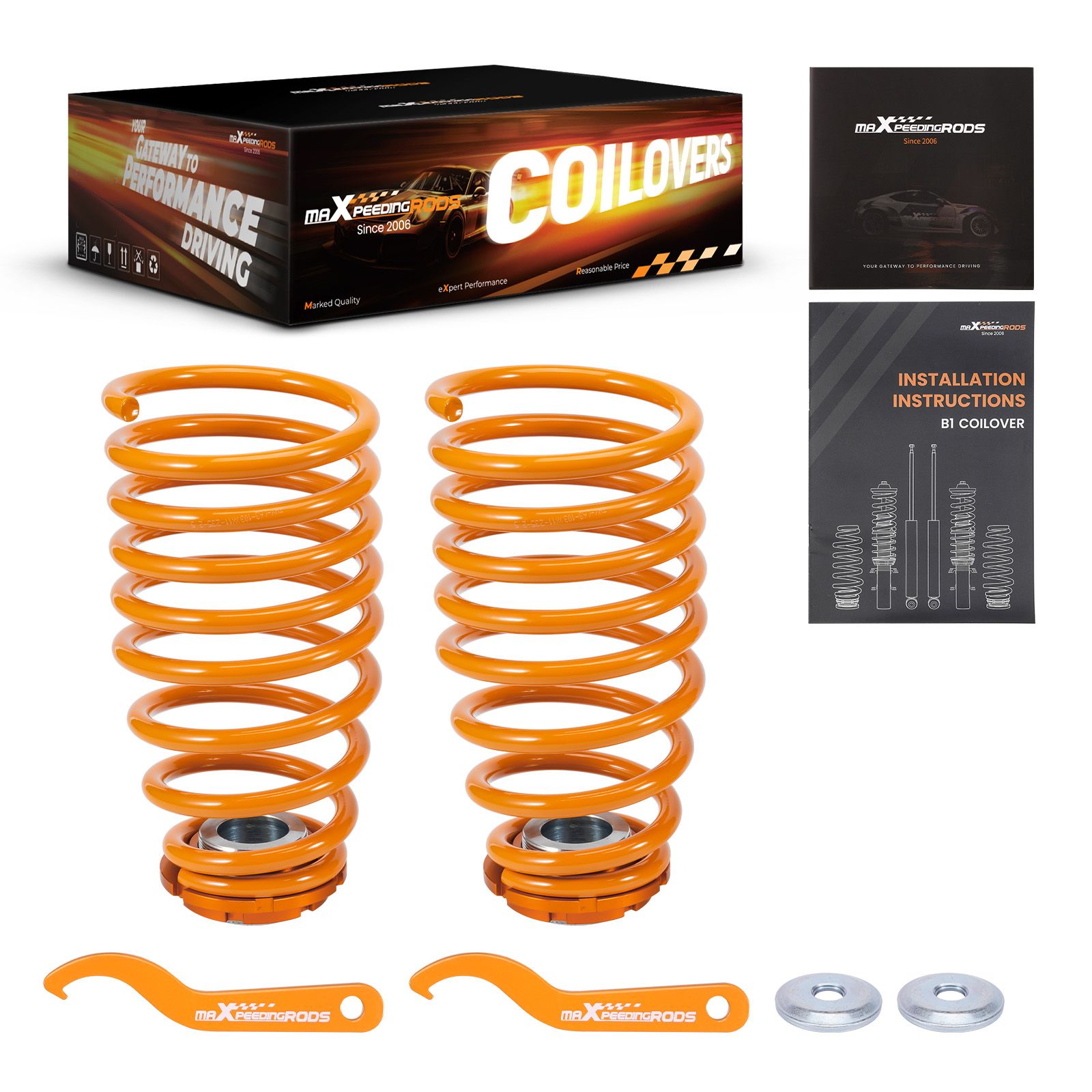 Coilovers Suspension Kit for Abarth 500 Hatch 2008- 1.4 Turbo