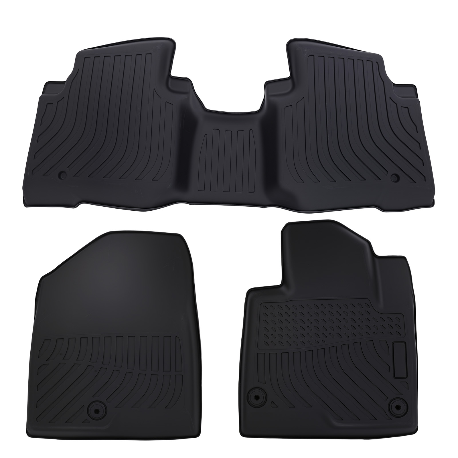 TPE Floor Mats for Hyundai Santa Fe Sport 2013-2018 Waterproof Floor Liners