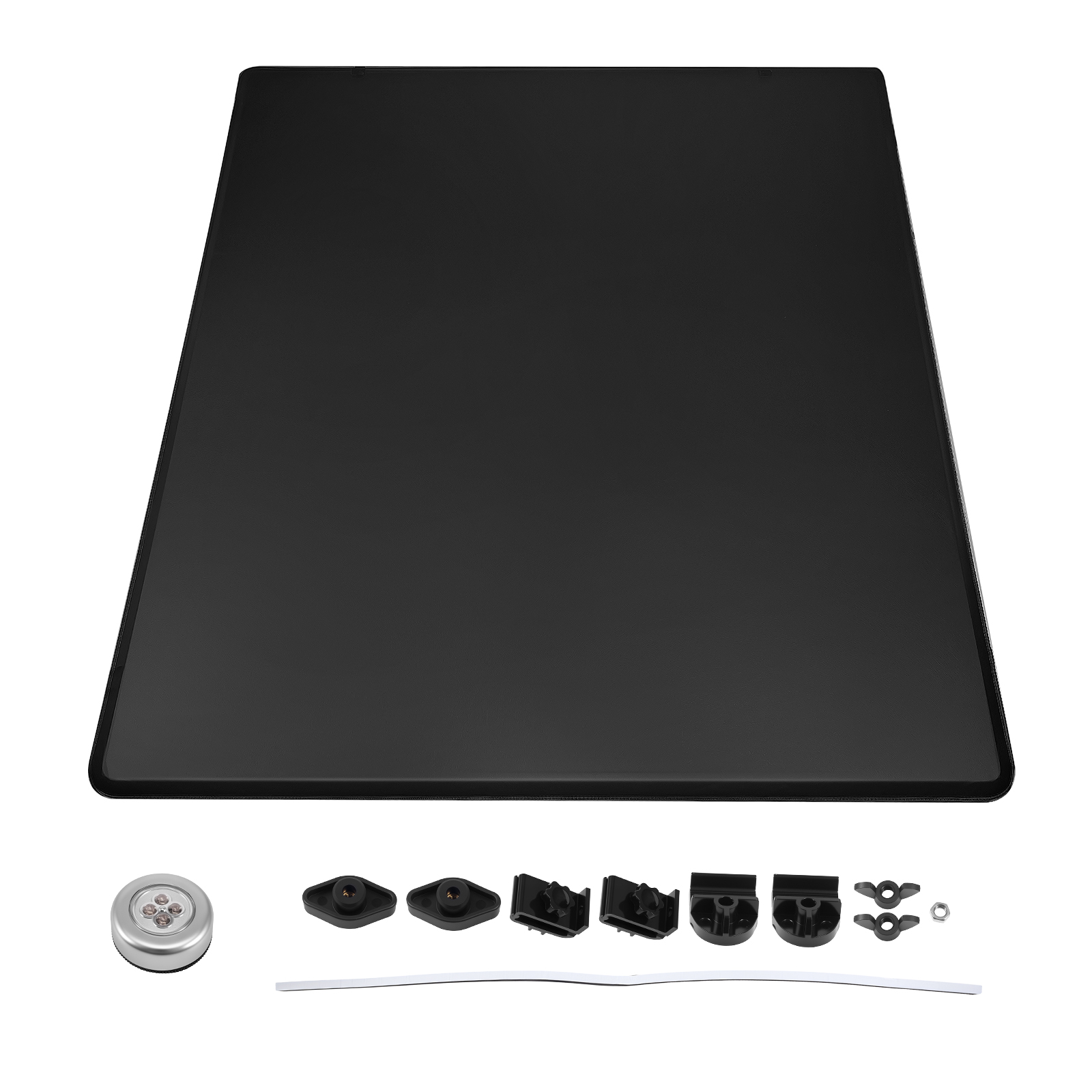 5.5'  3-Fold Soft Bed Cover for Ford F-150 Crew Cab 2015-2026 Aluminum Alloy