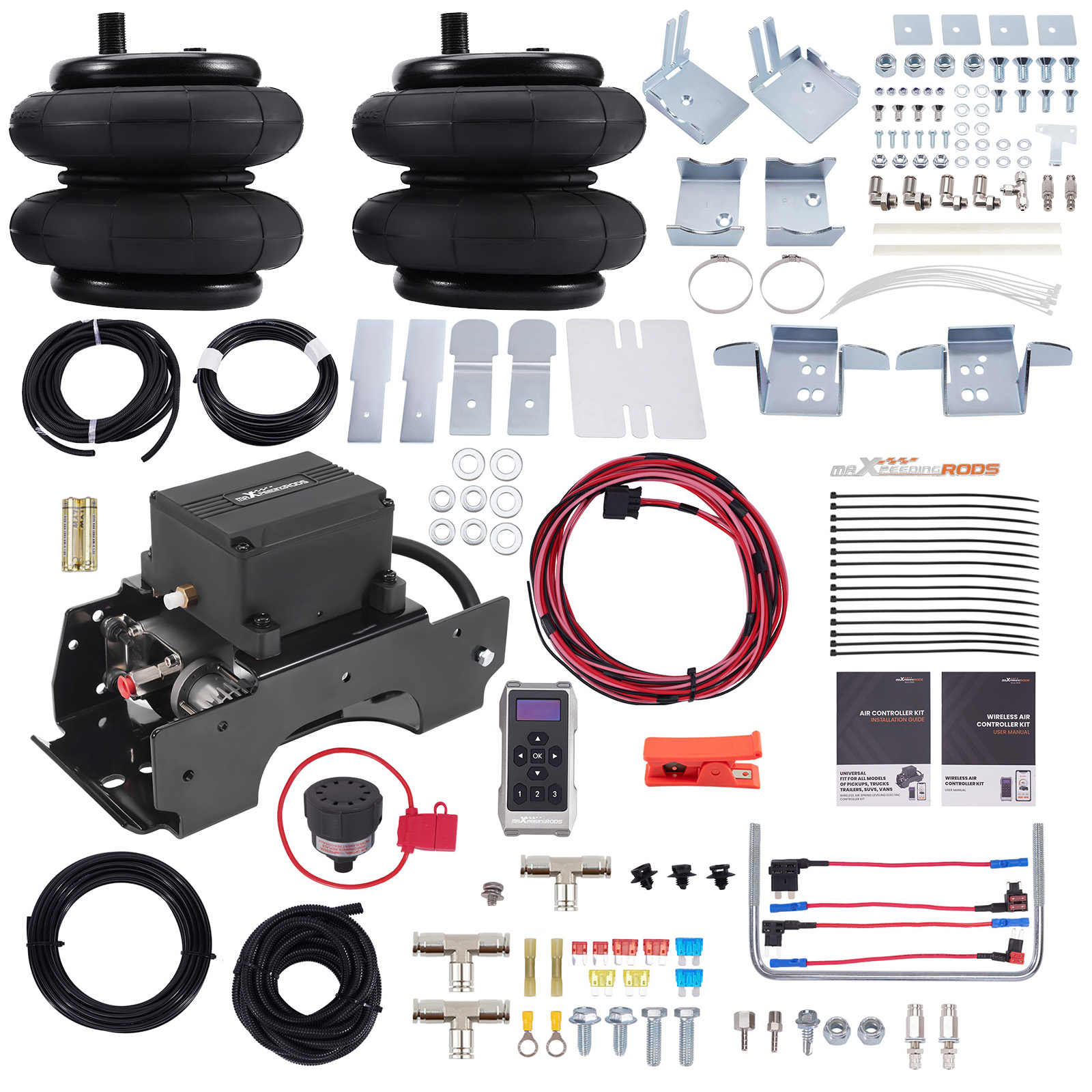 Luftfeder + Wireless Kompressor Kontroller Kit for VW Crafter 2E 2F 2006-2017