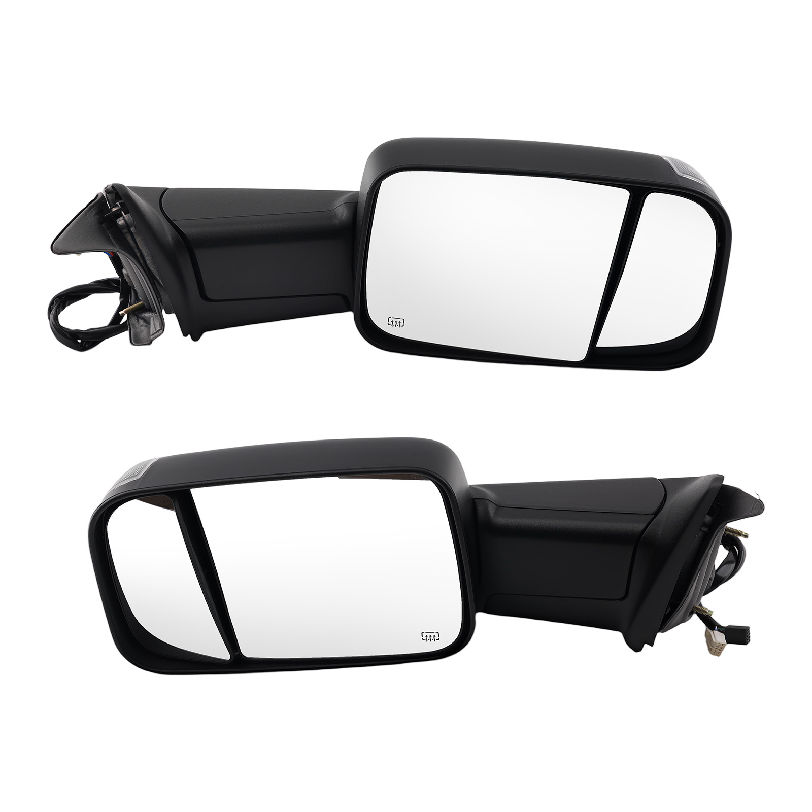 Rear View Side Mirror for Dodge Ram 1500 2009-2018 CH1320303 Manual Black