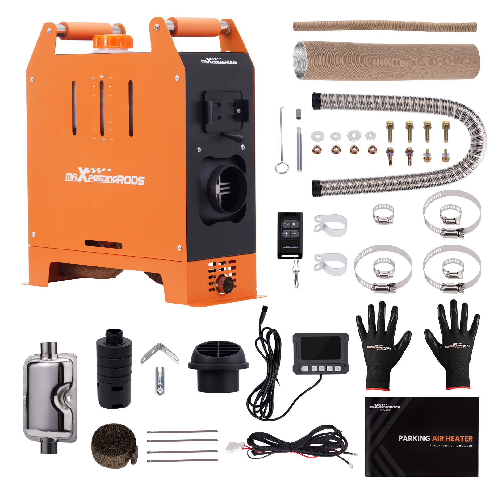 5kW 12V Diesel Standheizung Lufterhitzer Bluetooth mit LCD Display for Bus SUV