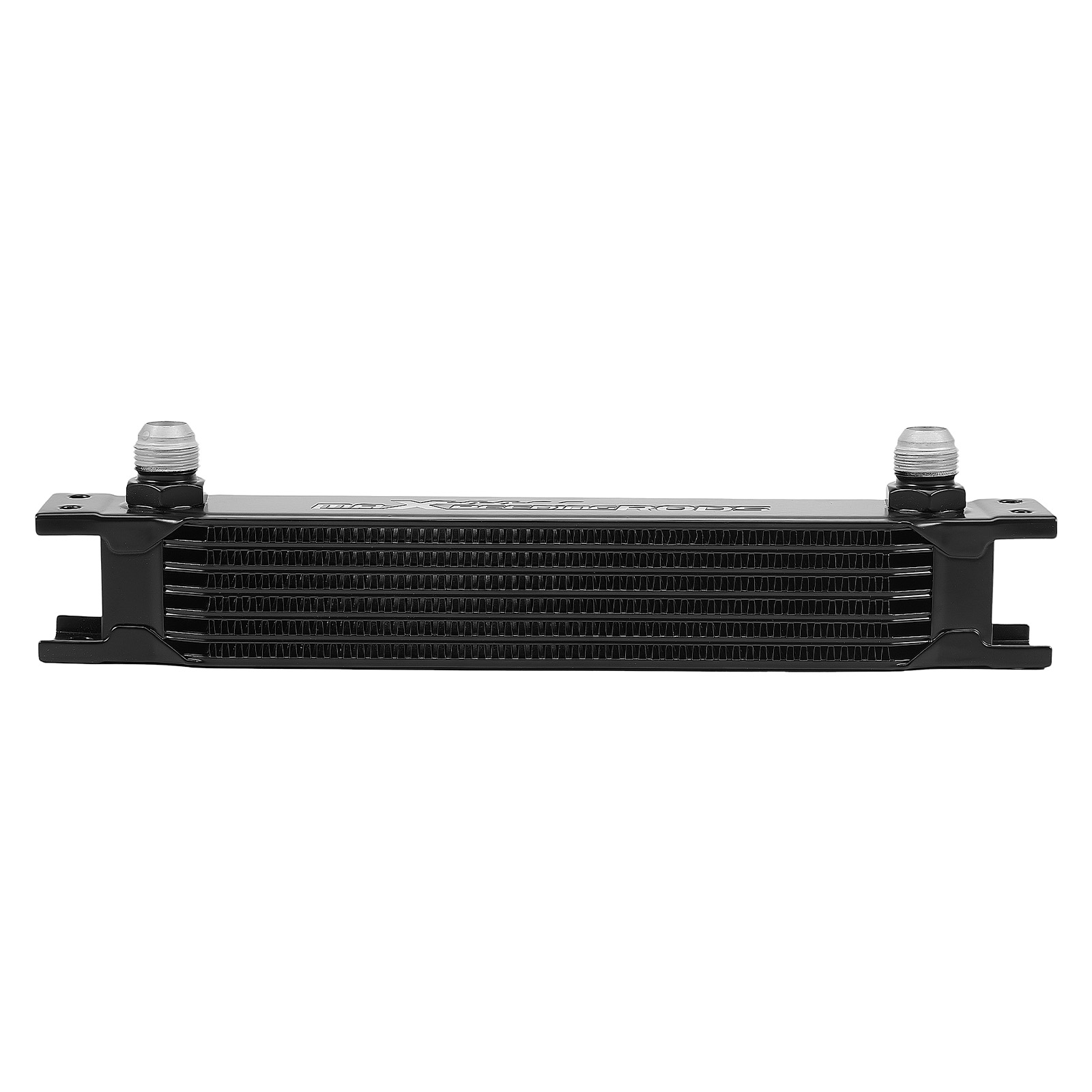 7-Row Oil Cooler Universal Aluminium AN-10 Transmission Kühler mit Adapter Set